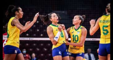 Brasil bate Porto Rico em dia inspirado de Carol no Mundial de Vôlei