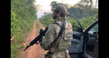 PF combate garimpo ilegal na Terra Indígena Sararé