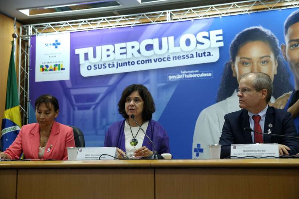 Brasil registra 78 mil novos casos de tuberculose