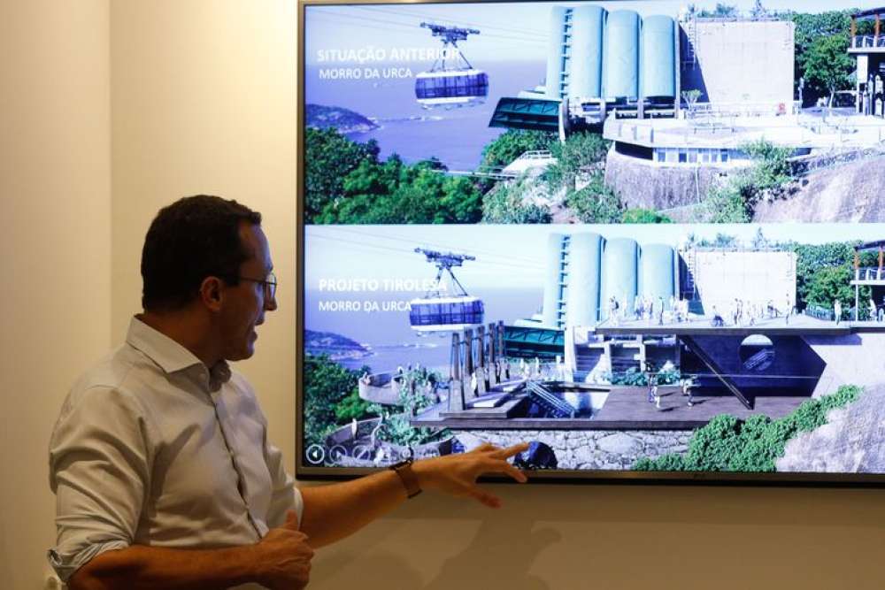 Vereadores do RJ debatem construção de tirolesa no Pão de Açúcar