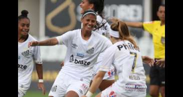 Goleadas de Santos e Cruzeiro marcam o domingo no Brasileirão Feminino